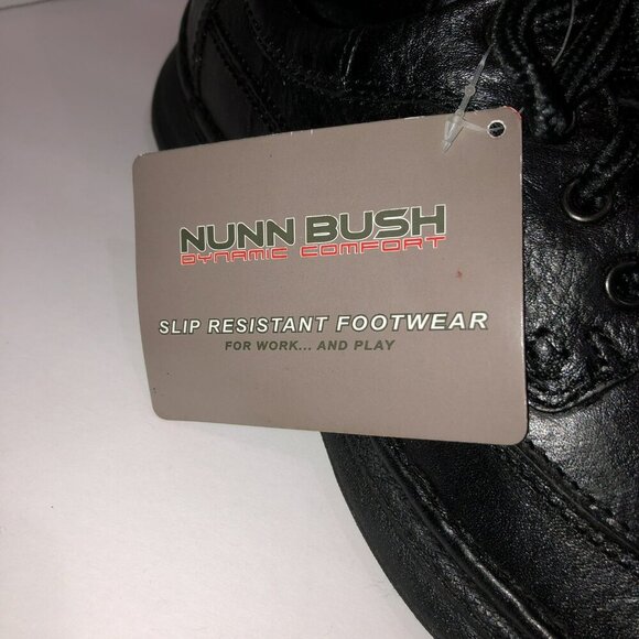 New Nunn Bush Mens Size 8.5 Black Slip-Resistant Work Shoes Oxfords Sneakers main image 4